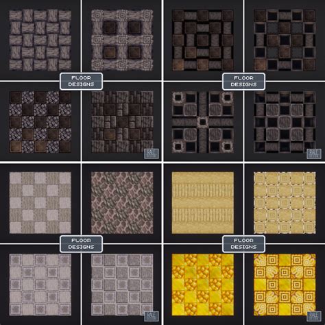 Minecraft Floor Designs Colorful Minecraft Floor Designs