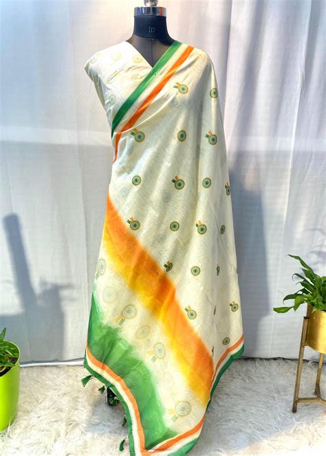 Tiranga Vol 2 Chanderi Cotton Digital Printed Saree Collection