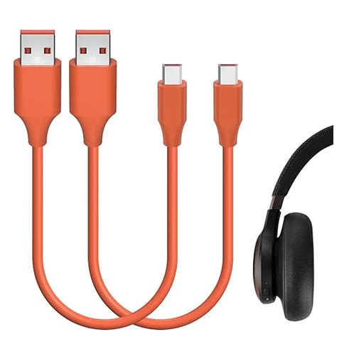 GEEKRIA USB Headphones, Earbuds Short Charger Cable Compatible with JBL ...