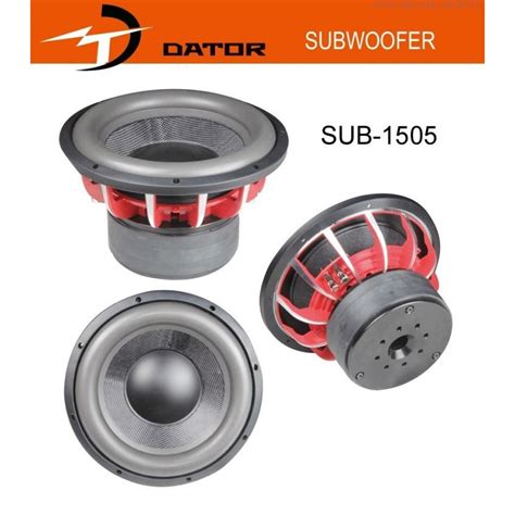 Oto Muzik Sepeti - DATOR SUB-1505 PRO SUBWOOFER 3000 WATT 1500 RMS ...