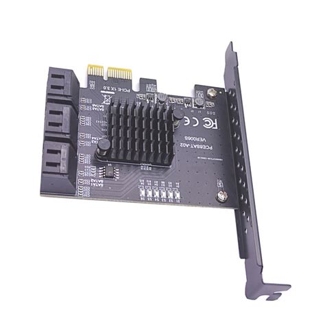 PCIe PCI Express to SATA3.0 6-Port SATAIII Expansion Controller Adapte ...