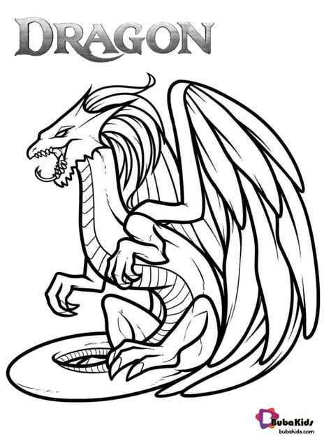 Free Coloring Pages Mythical Creatures