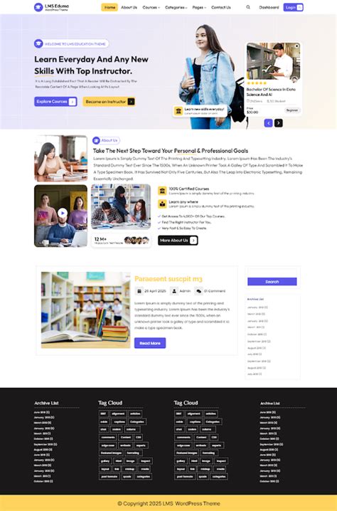 LMS Theme for Professional Online Course Platform Suite – THEMESPRIDE