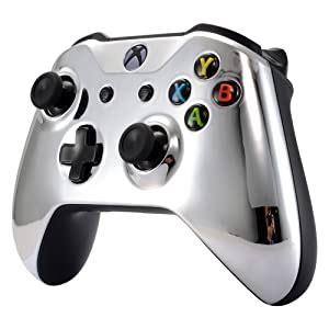 eXtremeRate Chrome Gold Front Housing Shell Faceplate for Microsoft ...