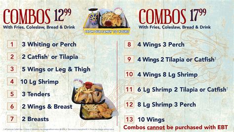 Fresh Market Menu - Captain Jay's Fish & Chicken