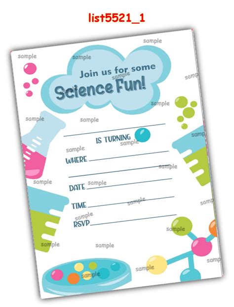 Invitation Card | Invite Cards | Cards | Science Designs