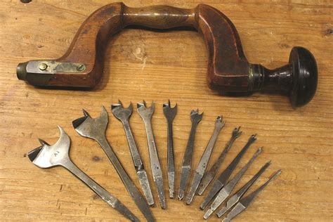 Antique Tools Brace And Bits
