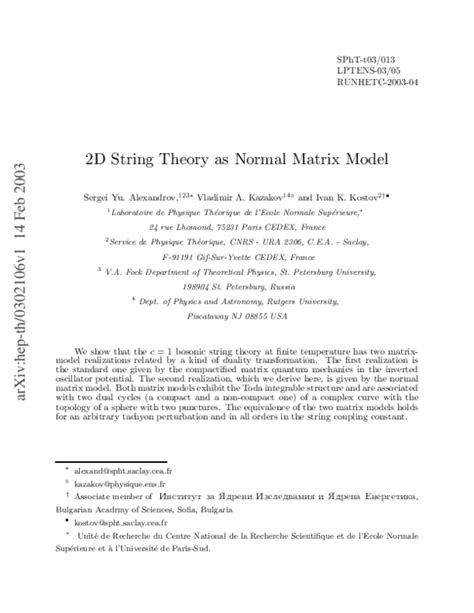 Image result for String Theory of Matrix