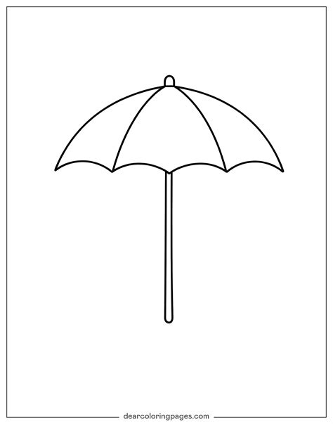 Umbrella Coloring Pages - 7 Free Printable Coloring Pages