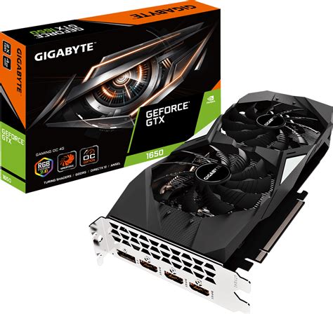 GeForce® GTX 1650 GAMING OC 4G (Rev. 1.0) Graphics Card - GIGABYTE Global
