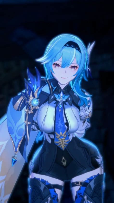 YioTaku | Eula Genshin Impact small move 🤗😊💫😼💫 Music : Rolling Contact ...