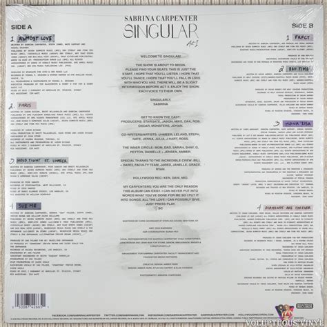 Sabrina Carpenter ‎– Singular: Act I (2019) Vinyl, LP, Album ...