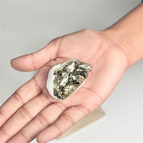 Peruvian Pyrite Cluster – 64g - Golden Brilliance & Striking Presence ...