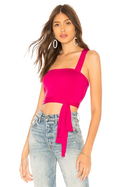 Clayton Lacey Top in Hibiscus | REVOLVE