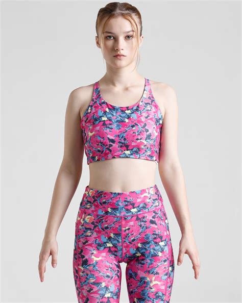 PLAY Pink Printed Sports Bra