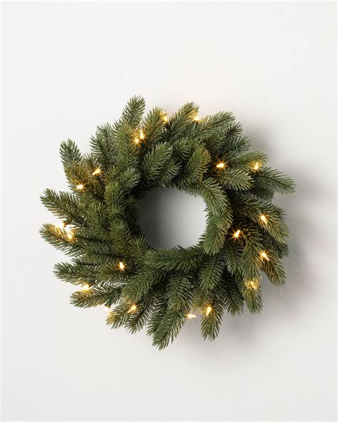Vermont White Spruce Artificial Christmas Wreath | Balsam Hill