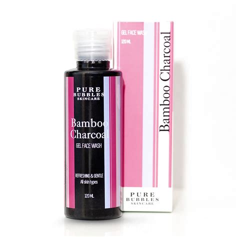 Pure Bubbles - Bamboo Charcoal Face Wash | Face Cleanser : Amazon.in ...