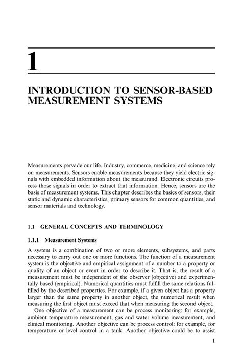 Sensor and Signaling Conditionaling Part-1 - 1 INTRODUCTION TO SENSOR ...