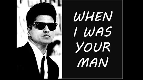 Bruno Mars - When I Was Your Man (BEST LYRICS + PICTURES) - YouTube