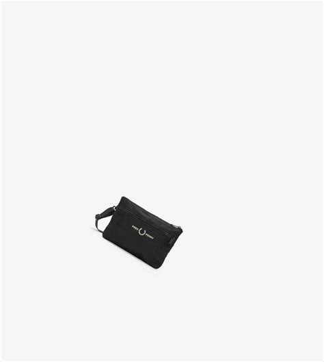 Fred Perry Bags Outlet - Men Graphic Tape Sacoche Bag Black