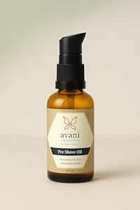 Avani Pre Shave Oil for Men - 50ML | With Castor & Grape Seed Oil | For ...