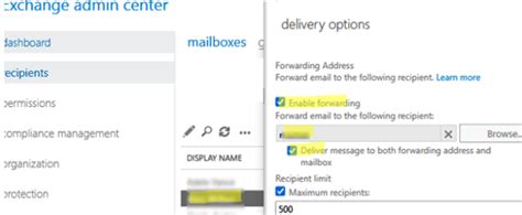 PowerShell Mail Forwarding Rules 的图像结果