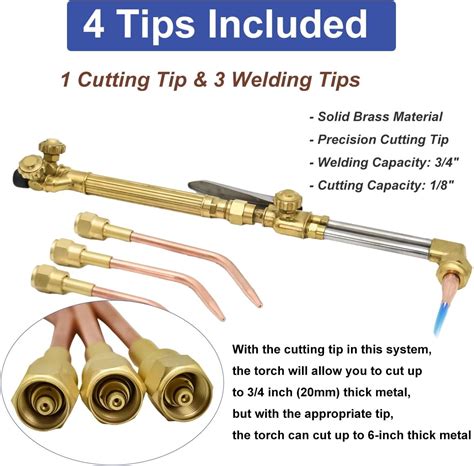 IMeshbean Cutting Torch Set Oxy Acetylene Torch Kit, Portable India | Ubuy
