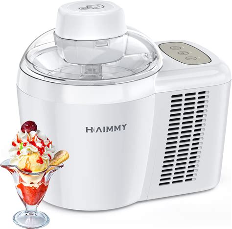 Amazon.com: Ice Cream Maker Machine, Haimmy 700ml Automatic Electric ...