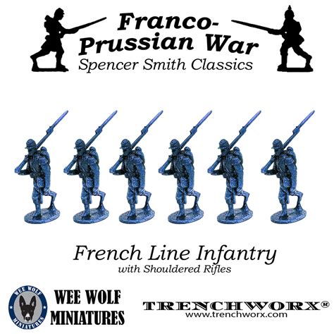 French Line Infantry - Pack of Six – Wee Wolf Miniatures
