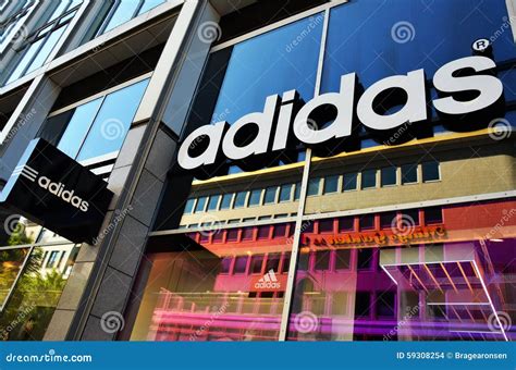 Adidas store editorial stock image. Image of designer - 59308254