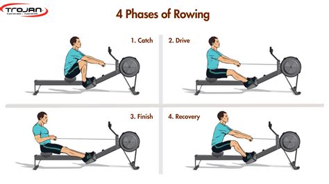 What Muscles Does a Rowing Machine Work? Trojan Fitness