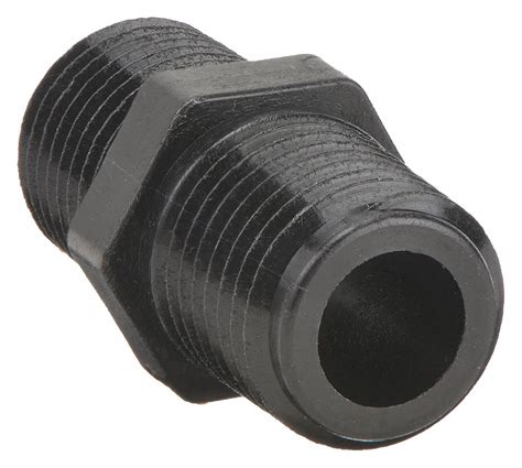 Straight, 1/4 in x 1/4 in Fitting Pipe Size, Pipe Straight - 3DTJ4 ...