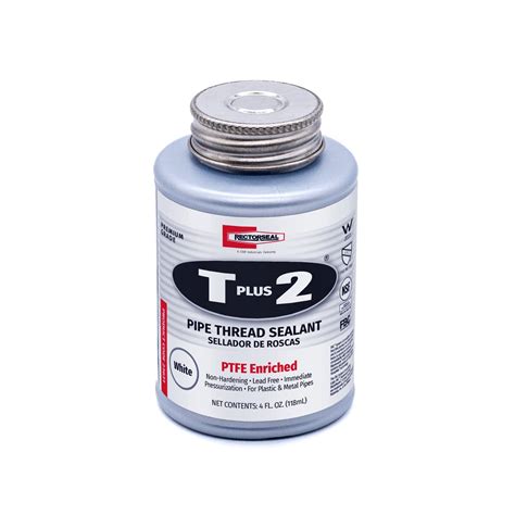 Rectorseal 23631 1/4 Pint Brush Top T Plus 2 Pipe Thread Sealant ...
