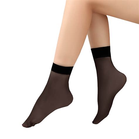 Duoif Socks for Women 6 Pairs Ankle Sock Lady Nylon Socks for Women ...