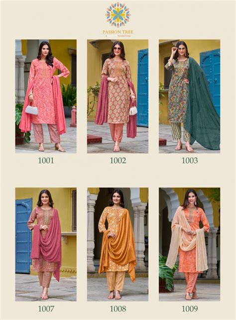 Palak Vol 1 By Passion Tree Printed Ready Made Collection: Textilecatalog