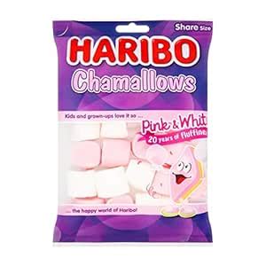 HARIBO Chamallows Share Size Marshmallow, Pink, 140 g : Amazon.in ...