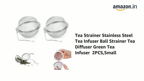 Watch Tea Strainer Stainless Steel Tea Infuser Ball Strainer Tea ...