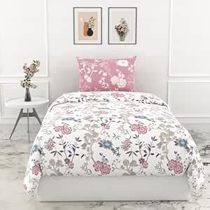 LORETO - A QUALITY LINEN BRAND 144 TC 100% Pure Cotton Bedsheet for ...