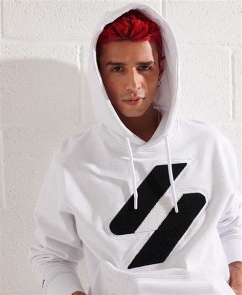 CODE LOGO CHENILLE HOODIE