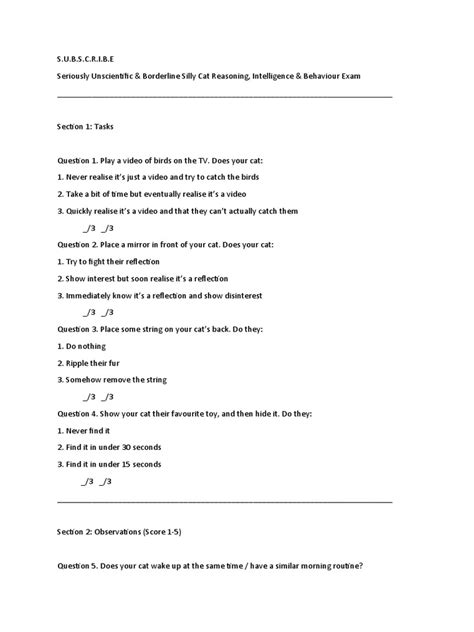 Image result for Cat Intelligence Test