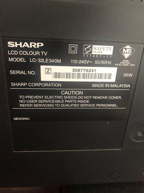 Sharp HDTV HDMI 的图像结果