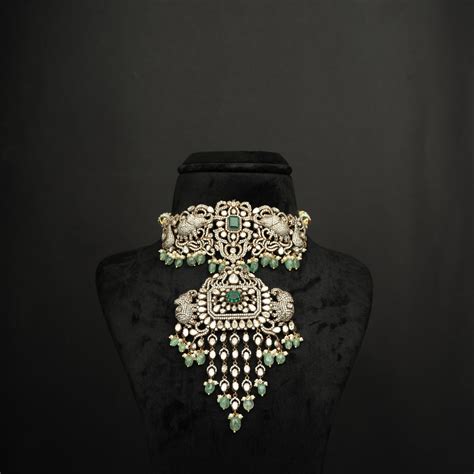 Purchase the Eshika silver CZ necklace at Amyra Silver – Amyrasilver