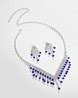 Buy Silver-Toned & Blue FashionJewellerySets for Women by Sohi Online ...