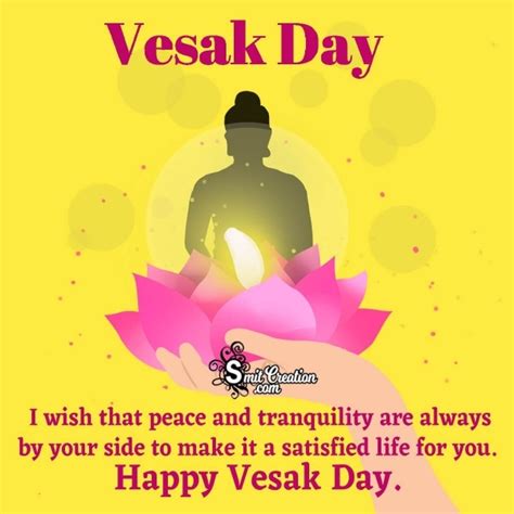 Happy Vesak Day Wish Image - SmitCreation.com