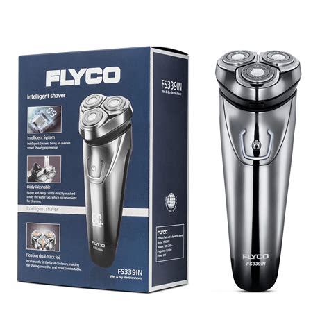 FLYCO Electric Razor Rotary Shaver for Men Cordless Rechargeable ...