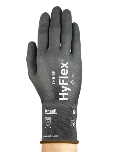 11849100 Ansell | Ansell 11-849 Grey Nylon, Spandex Abrasion Resistant ...