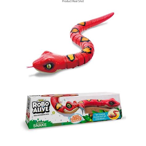 Robo Alive Slithering Snake Series 2 Grey by ZURU Battery-Powered ...