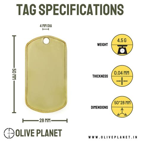 Buy the Best Custom Made Army Dog Tags in India | Olive Planet – tagged ...