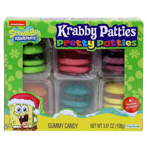 Frankford Nickelodeon Holiday Gummy Krabby Patties Pretty Patties 6pk ...