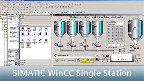 Supervision Process Malaxage avec WinCC Explorer (Siemens)